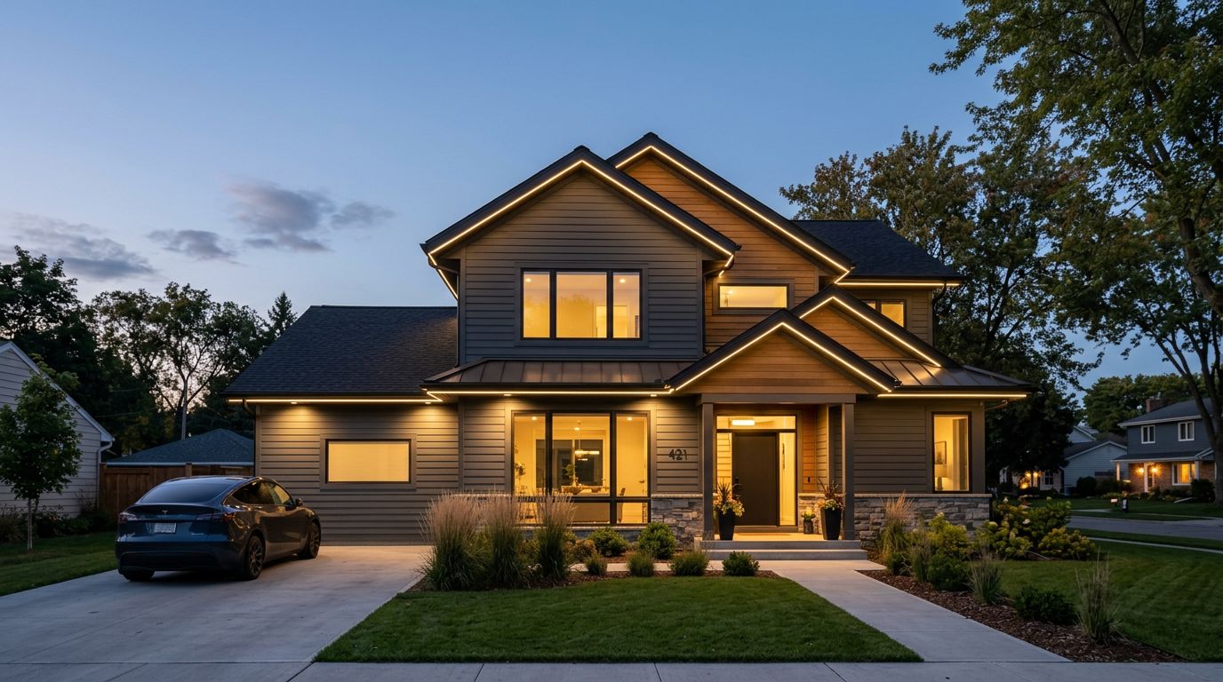 What Are the Benefits of Installing Permanent Lights?